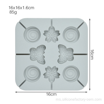 Acuan Lollipop Cecair Silicone